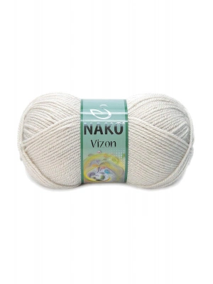 1 Adet Vizon Premium Akrilik El Örgü İpi Yünü Renk No:6383 Mantar Beji