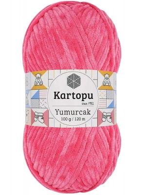 1 Adet Yumurcak Kadife El Örgü İpi Pembe K798