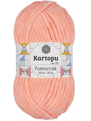 1 Adet Yumurcak Kadife El Örgü İpi Somon K218