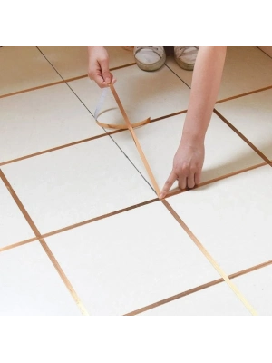 1 cm 50 Metre Gold Fayans Arası Şerit Bant