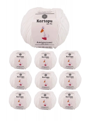 10 Adet Amigurumi El Örgü İpi 50gr 010