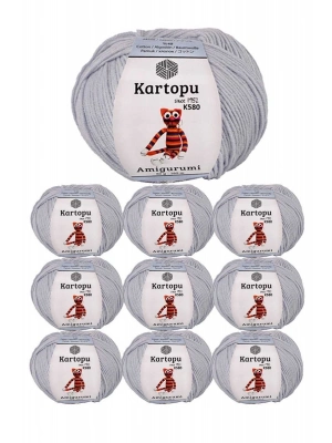 10 Adet Amigurumi El Örgü İpi 50gr 580