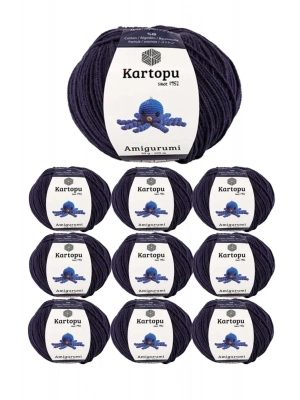 10 Adet Amigurumi El Örgü İpi 50gr 630