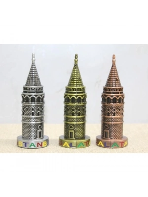 10 cm Metal Galata Kulesi