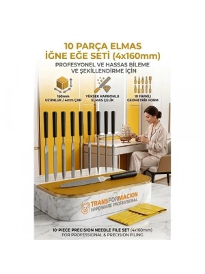 10lu İğne Eğe Seti 160mm | Saatçi Eğesi | Metal, Ahşap, Hobi, Modelcilik 723187