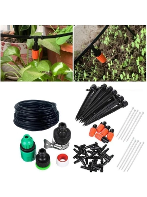 ®  10 Metre Bahçe Damlama Sulama Sistemi Seti Hortum ve Ek Parçaları