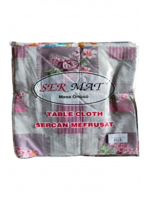 100X140 Sermat Masa Örtüsü Masalık Hazır Düz Kesim Royaleks-MH136