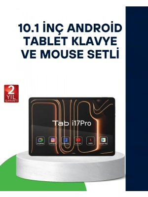 10.1 İnç Android Tablet Klavye ve Mouse Setli 5G Destekli