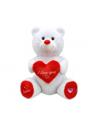 1028B Sevimli Ayı Beyaz 80 cm