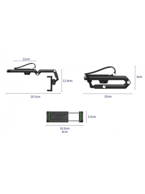 1080° Dönebilen Çok Fonksiyonlu Telefon Tutucu