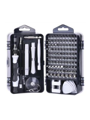 ®  115 in 1 Hassas Tornavida Onarım Alet Manyetik Sürücü Kitli Elektronik Hassas Tornavida Seti