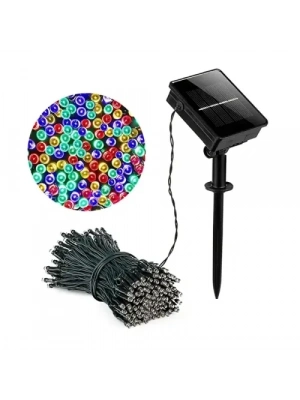 11m 100 LED Solar RGB Işık