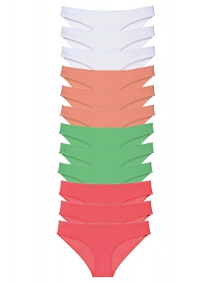 12 adet Süper Eko Set Likralı Kadın Slip Külot 511