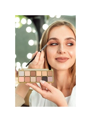 12li Sedefli Ve Mat Far Paleti - 3lü Set