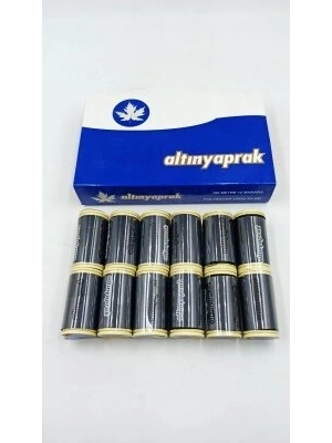Altınyaprak ( 12pcs ) ( Siyah ) ( 100 Mt ) Dikiş İplik*240