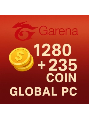 1280 + 235 Coin Garena Global PC