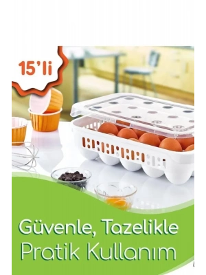 15 Bölmeli Yumurta Kabı Royaleks-AK680