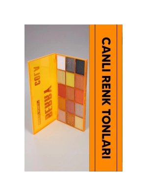 15 Renkli Sedefli Mat Far Paleti - 2li Set