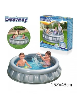 152*43CM GRI METALIK HAVUZ