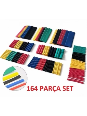 ® 164 Parça Set Isıyla Daralan Makaron Kablo Koruyucu Kılıf