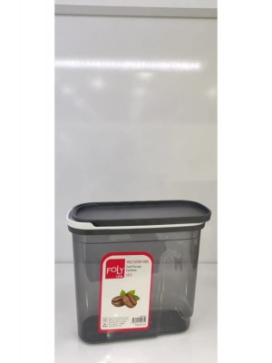 1.8 Litre Poly Erzak Saklama Kabı Kızaklı Kapak Royaleks-BNM-0650