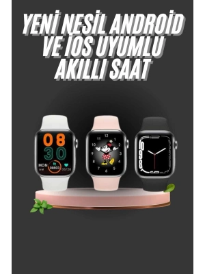 1.83 İnç Akıllı Saat Android ve İOS Uyumlu Çağrı Cevaplayabilen Adımsayar GPS Takibi