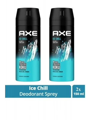 2 Adet Axe Ice Chill Erkek Deodorant Sprey 150 ml