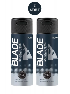 2 Adet Mountain Fresh Erkek Deodorant 150ml Leke Bırakmaz