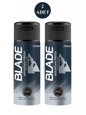 2 Adet Mountain Fresh Erkek Deodorant 150ml Leke Bırakmaz