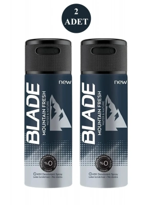 2 Adet Mountain Fresh Erkek Deodorant 150ml Leke Bırakmaz