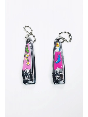 2 Adet Renkli Desenli Figürlü Tırnak Makası 5,5 CM