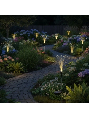 2 Adet Saçak Model Sensörlü Solar Bahçe Lambası