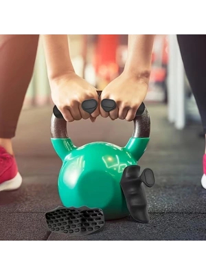 ®  2 Adet Sporcu El Koruma Silikonu – Fitness, Ağırlık Kaldırma ve Antrenman İçin Kaymaz El Pedi