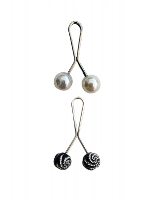 2 Adet Tesettür Eşarp ve Şal Klipsi Set 8