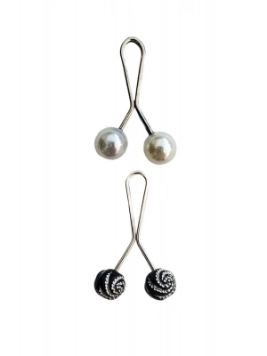 2 Adet Tesettür Eşarp ve Şal Klipsi Set 8