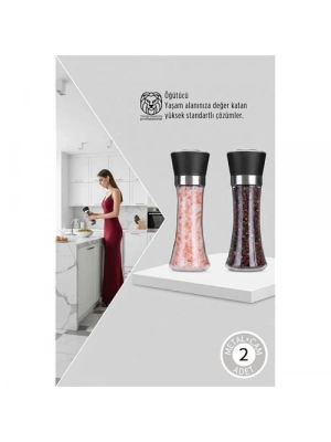 2 Li Baharat Tuz Öğütücü Set Dees Dickerhoof Design 718753