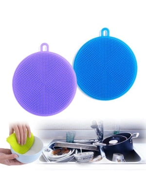 ®  2li Kir Tutmaz Tırtıklı Yüzey Bulaşık Yıkama Pedi