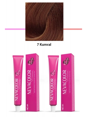2 li Set Premium 7 Kumral - Kalıcı Krem Saç Boyası 2 X 50 g Tüp