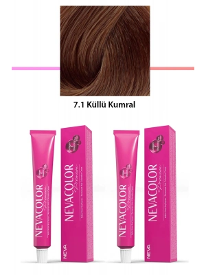 2 li Set Premium 7.1 Küllü Kumral - Kalıcı Krem Saç Boyası 2 X 50 g Tüp