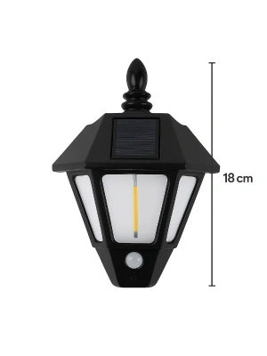 2li Solar Cob Led Sensörlü Duvar Lambası