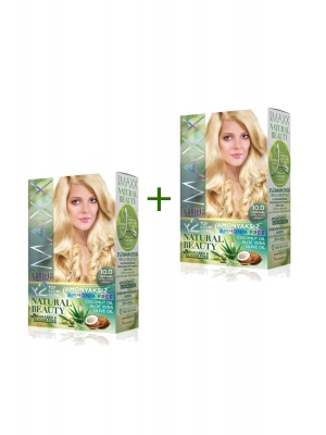 2 Paket Natural Beauty Amonyaksız Saç Boyası 10.0 Açık Sarı