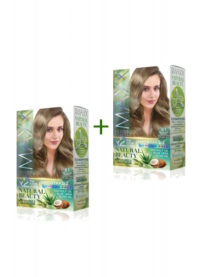 2 Paket Natural Beauty Amonyaksız Saç Boyası 8.1 Küllü Açık Kumral