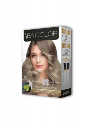 2 Tüp Krem Saç Boyası Seti Elmas Sarısı No:9.1