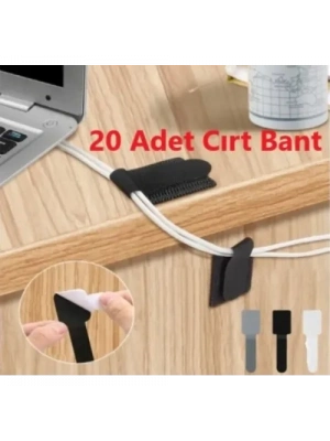 20 Adet Kendinden Yapışkanlı Cırt Cırtlı Bant