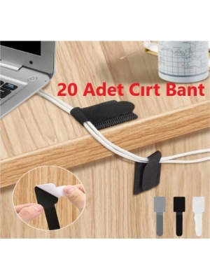 20 Adet Kendinden Yapışkanlı Cırt Cırtlı Bant