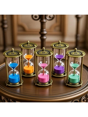 20 Dakikalık Metal Vintage Kum Saati