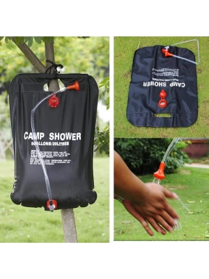 20 Litre Solar Isıtıcılı Kamp Duş Torbası