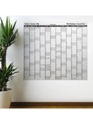 2020 Yıllık Planlayıcı Manyetik Duvar Stickerı Takvim 110x100 cm
