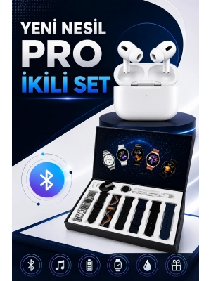 2025 Model Akıllı Saat ve Yeni Nesil Pro Bluetooth Kulaklık ANC Özelliği