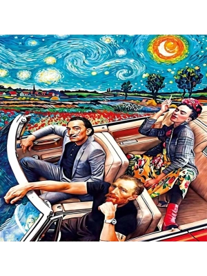 20823 PUZZLE 1000 Starry Night of Art